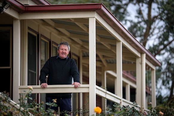 Mark “Butch” Robinson at home.