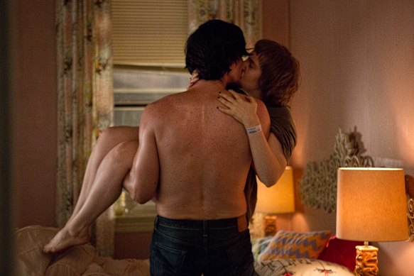 Adam Driver and Lena Dunham in Girls. 