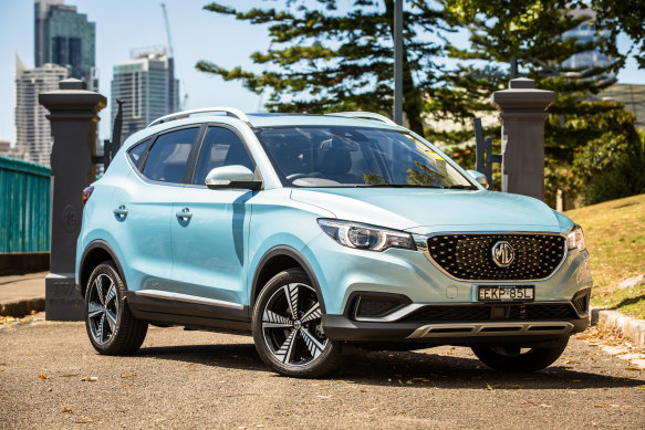 The MG ZS electric SUV is the number one selling EV behind Tesla in Australia.