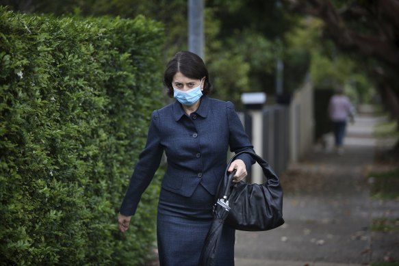 Formal resignation: Gladys Berejiklian.