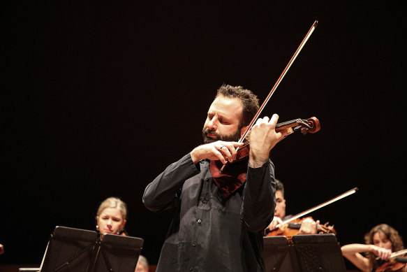 Ilya Gringolts plays Bruch with the ACO in Melbourne, February 2023.
