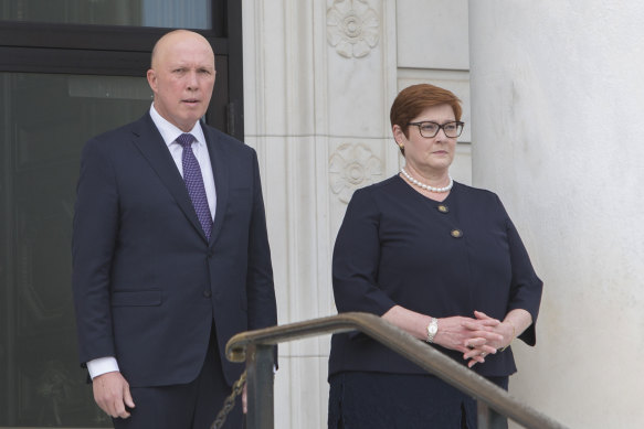 Defence Minister Peter Dutton and Foreign Minister Marise Payne have both weighed in on the increasing tensions in the Taiwan Strait.