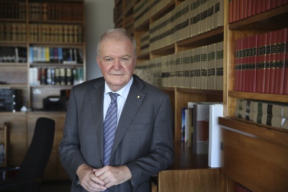 Former NSW chief justice Tom Bathurst, KC, who is heading an inquiry into Kathleen Folbigg’s convictions.