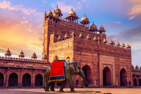 Magnificently mournful: Fatehpur Sikri in Agra.