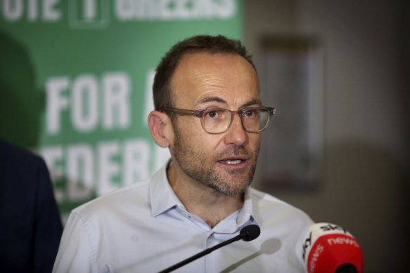 Greens leader Adam Bandt wants an end to offshore detention.