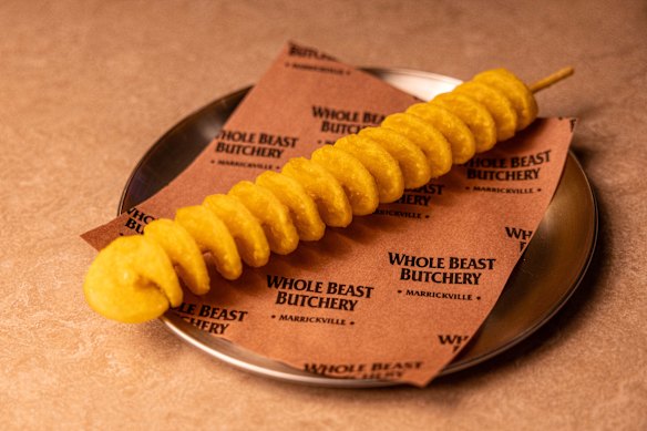 Chips on a stick.