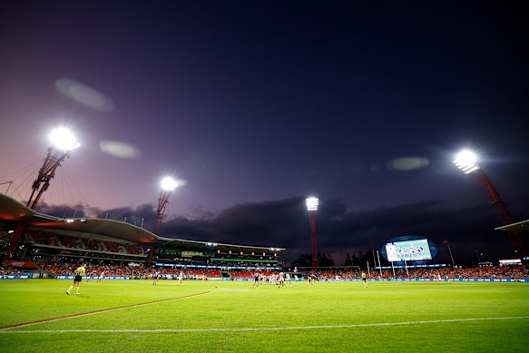 The view at Engie Stadium tonight.