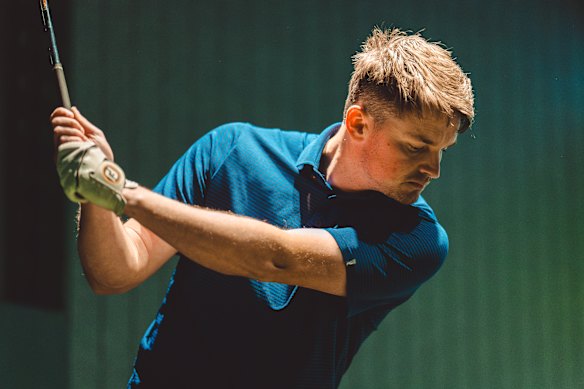 Gavin Macpherson winning the NSW Virtual Golf Open.