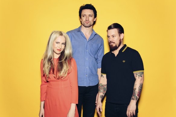 Something for Kate are (from left) Stephanie Ashworth, Paul Dempsey and Clint Hyndman.