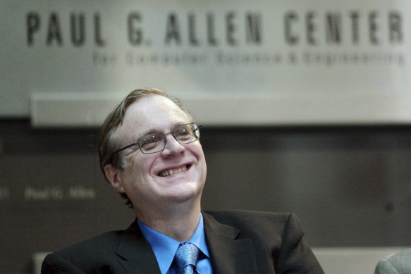 Microsoft co-founder Paul G. Allen the Paul G. Allen Centre for Computer Science and Engineering in 2003.