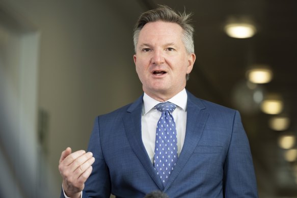 Minister for Climate Change and Energy Chris Bowen.