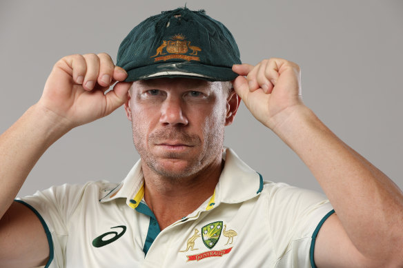 David Warner has made a public appeal for the return of his baggy greens.