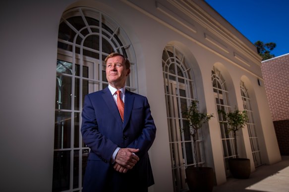 Phil Honeywood, chief executive of International Education Association Australia, at Melbourne University in 2020.