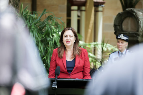 Queensland Premier Annastacia Palaszczuk says she hopes to be in a position to give an updated on when the next phase of the state’s border reopening will be on Monday.
