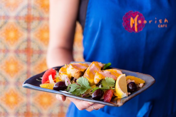 Moorish Cafe serves more than 30 different tapas.