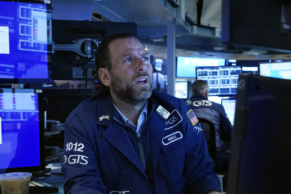 Wall Street fell after a rally before the Fed statement.