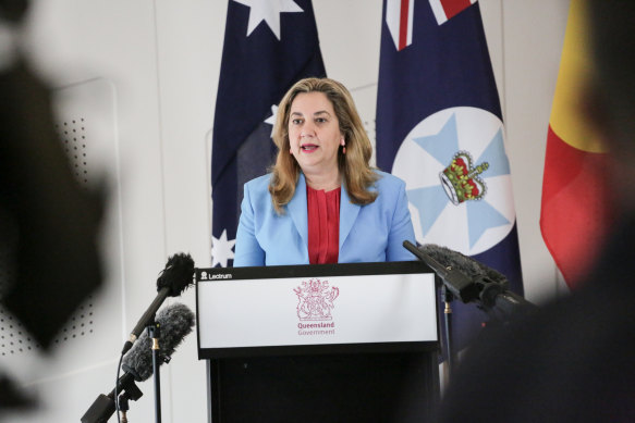 Queensland Premier Annastacia Palaszczuk.