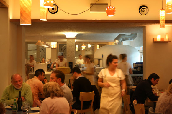 Matteo restaurant was busy with notable diners on Tuesday.