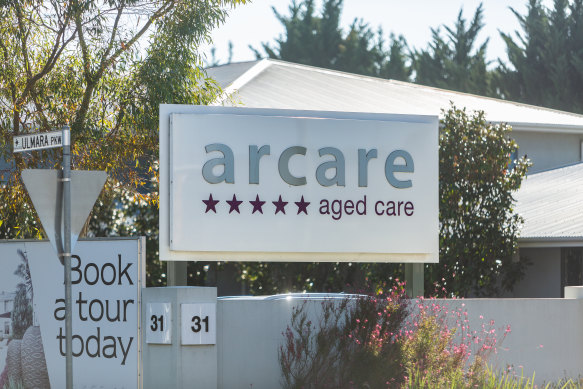Almost a third of residents at the Arcare Maidstone aged care facility have not consented to being vaccinated.