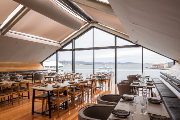 Exquisite food on the Hobart waterfront.