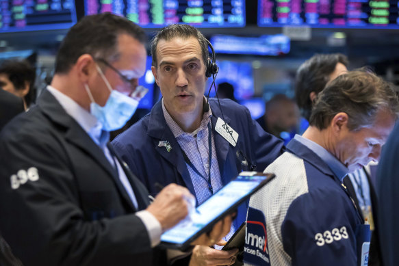 Wall Street has fallen sharply after worse-than-expected inflation figures.