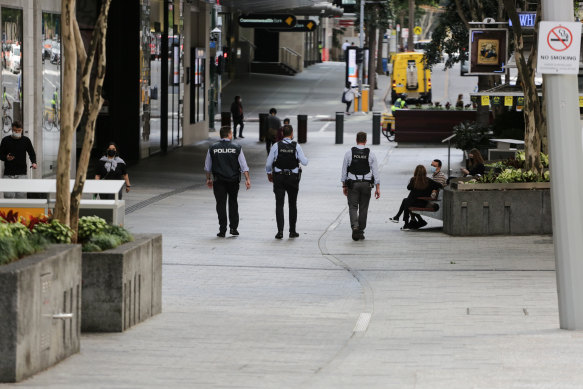 Authorities have warned that lockdown breaches will be dealt with harshly.