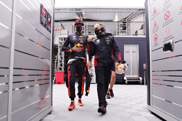 Max Verstappen said George Russell did not know what was going on at Red Bull.
