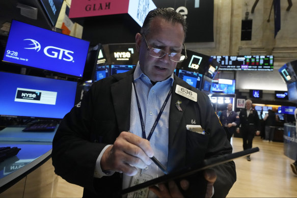 Wall Street is higher across the board.