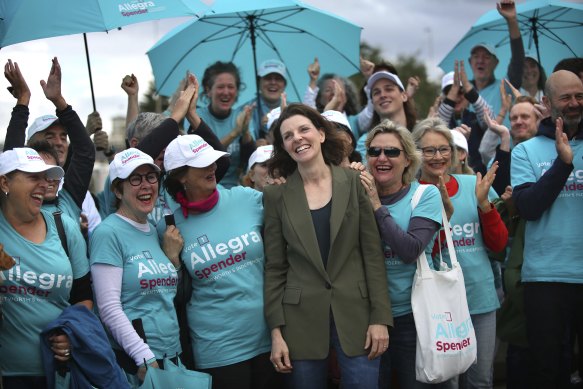 A number of so-called “teal” independent candidates ousted Liberal incumbents at the May election, including Allegra Spender in the wealthy inner-Sydney seat of Wentworth.