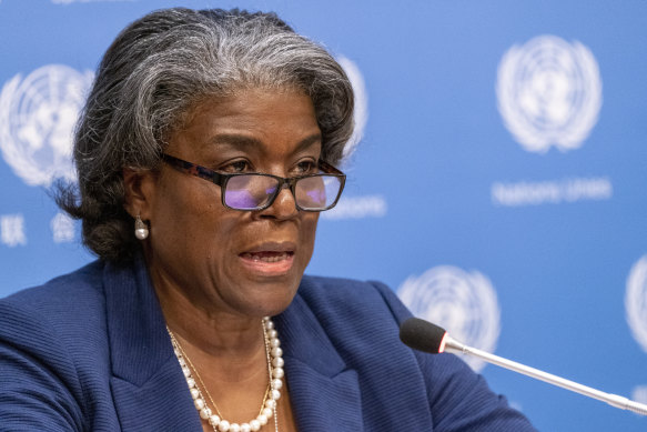 US Ambassador to the United Nations Linda Thomas-Greenfield.