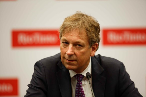 Rio Tinto CEO Jakob Stausholm.