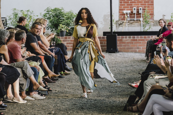Denni Francisco: a proud Wiradjuri woman, is spearheading change and a rising awareness of First Nations inventiveness in the fashion industry.