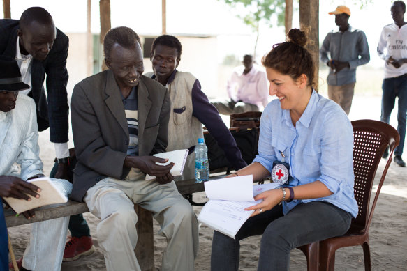 Dorsa Nazemi-Salman says she is in awe of the strength shown by the South Sudanese people.