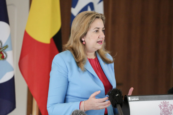 Queensland Premier Annastacia Palaszczuk.