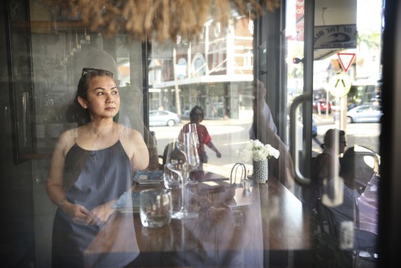 Owner and Chef of Van Expresso, Anna Kellett in Clovelly.