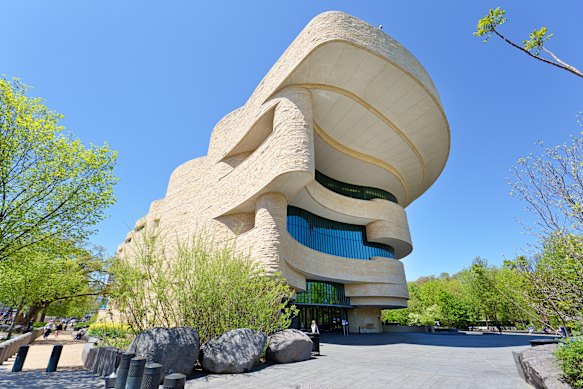 National Museum of the American Indian, on the Mall in Washington DC, is part of the Smithsonian group of museums.