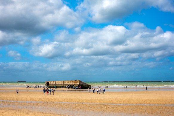 Gold Beach in Normandy was the British landing zone during Operation Overlord.