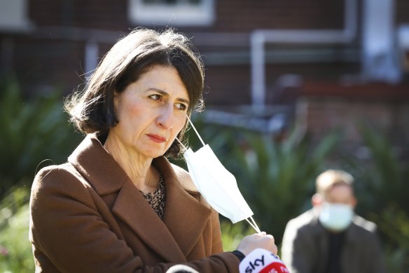 Premier Gladys Berejiklian tells reporters that COVID-19 case numbers are likely to increase further in coming days.