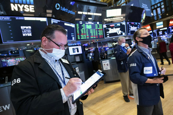 Wall Street has pushed higher across the board on Tuesday in New York.