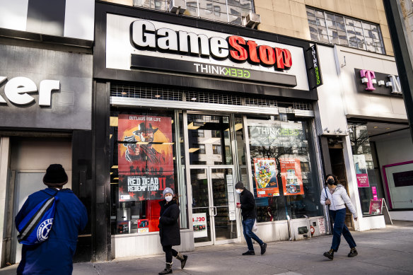 GameStop shares are surging again. 