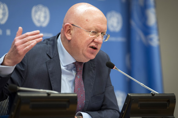 Vassily Nebenzia, Permanent Representative of the Russian Federation to the UN clashed with his American counterpart.