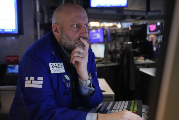 Wall Street’s benchmark index is eyeing a correction.