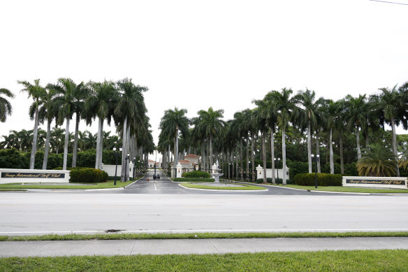 The main entrance of Trump International Golf Club.