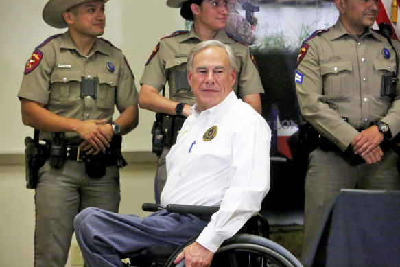 Texas Governor Greg Abbott.