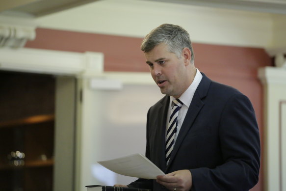 Queensland police minister Mark Ryan.