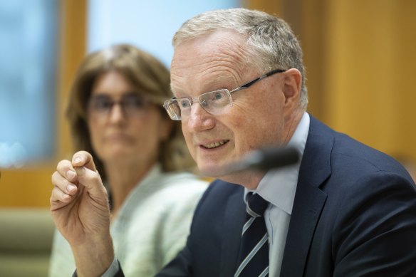 RBA boss Philip Lowe says inflation remains “way too high and needs to come down”.