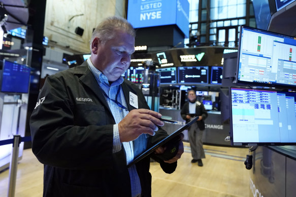 Wall Street is lower across the board on Thursday. 