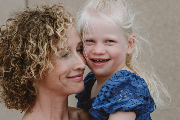 Mum and Millie: there’s one thing the author wishes she could tell people who might “glance our way and feel a pang of sympathy”.