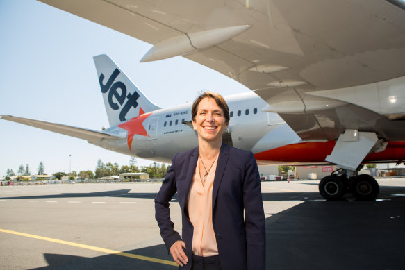 Jayne Hrdlicka in her days as CEO of Jetstar.