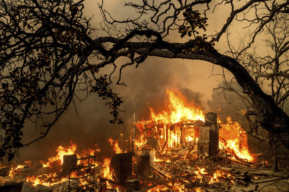 California was struck by destructive wilrdfires during the American summer, the hottest on record.